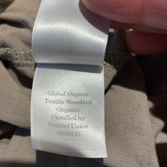 Everlane brown long sleeve organic cotton tee shirt XL - Picture 8 of 9